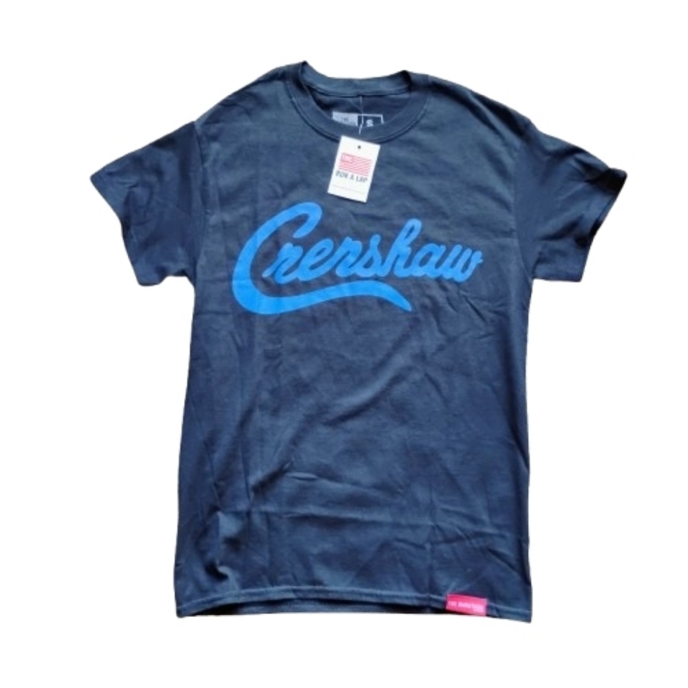 NWT Crenshaw Graphic Tee – The Marathon Clothing SIZE SMALL Blue Holiday Gift